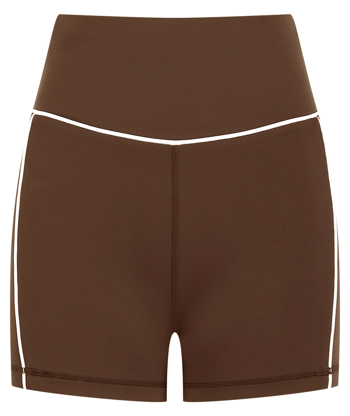 Ladies Contour Compression Shorts - Brown