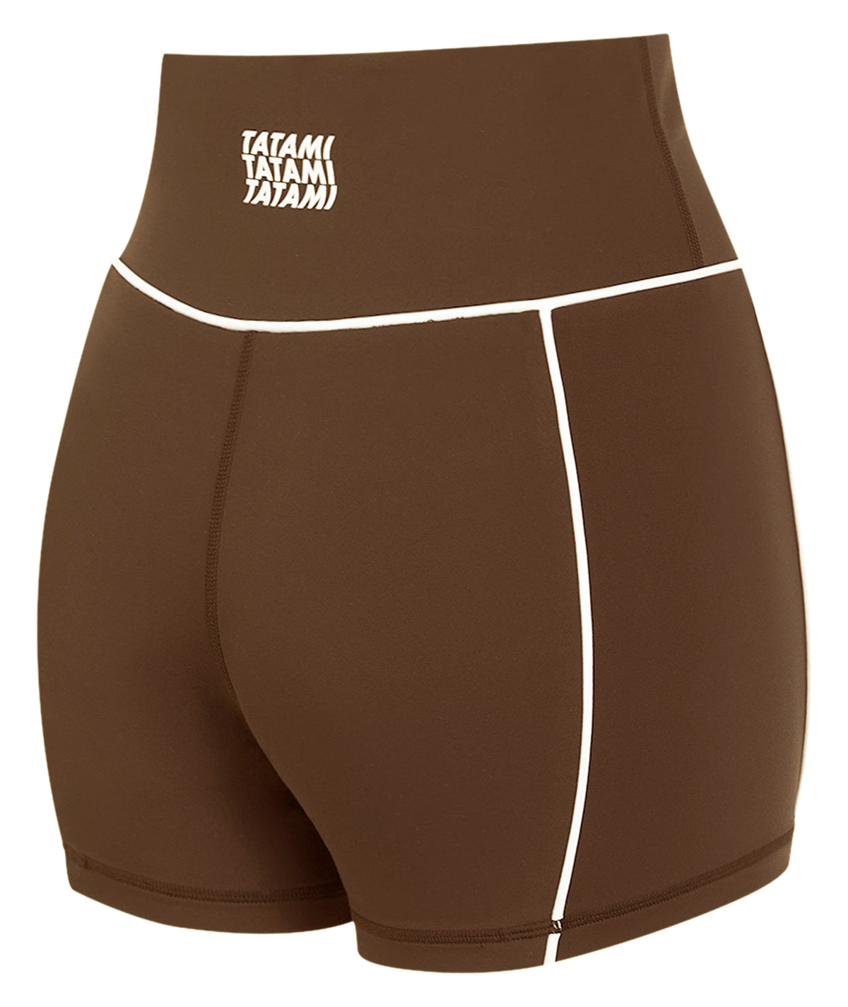 Ladies Contour Compression Shorts - Brown