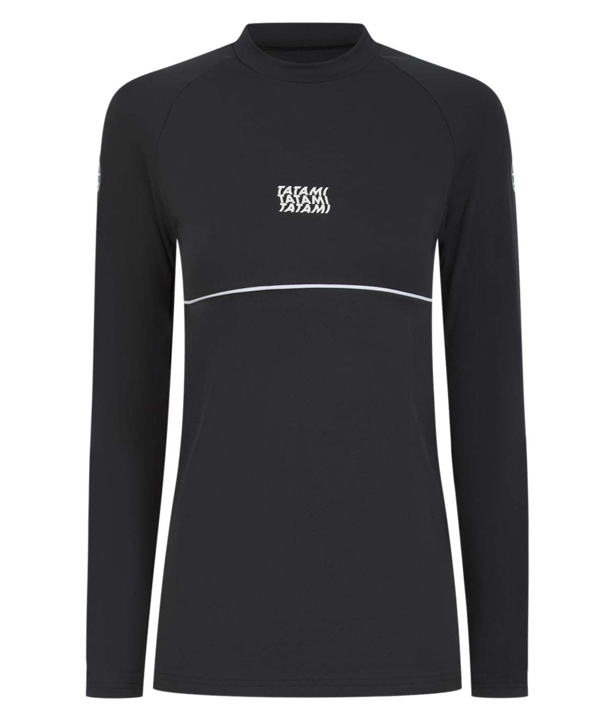 Ladies Contour Long Sleeve Rash Guard - Black