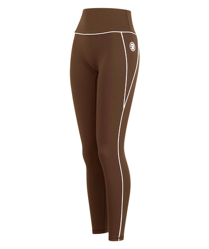 Ladies Contour Leggings - Brown