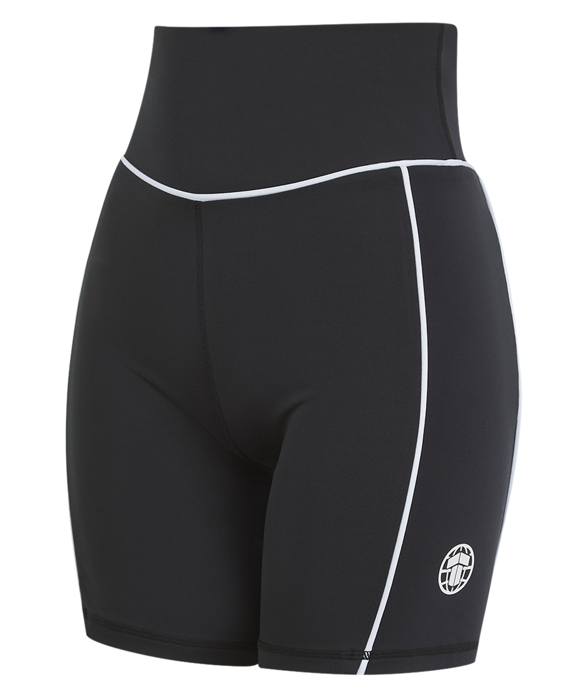 Ladies Contour Longline Shorts - Black