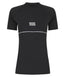 Ladies Contour Short Sleeve Rash Guard - Black