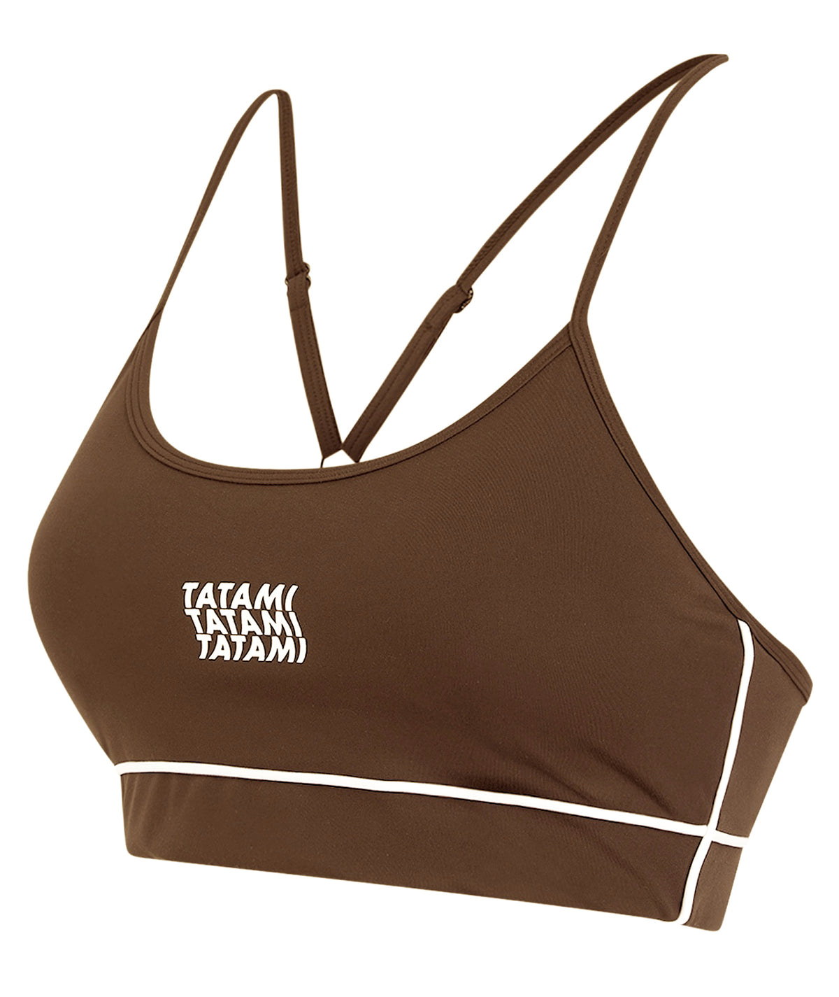 Ladies Contour Sports Bra - Brown