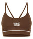 Ladies Contour Sports Bra - Brown