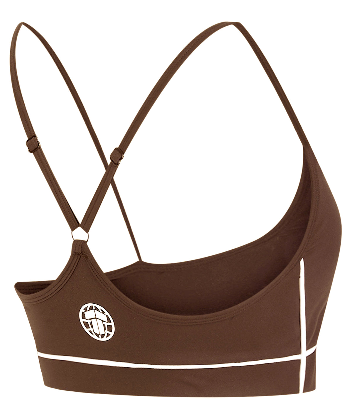 Ladies Contour Sports Bra - Brown