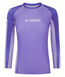 Ladies Contrast Long Sleeve Rash Guard - Purple