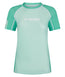 Ladies Contrast Short Sleeve Rash Guard - Mint & White