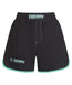 Ladies Contrast High Cut Shorts - Mint & Black