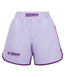 Ladies Contrast High Cut Shorts - Berry