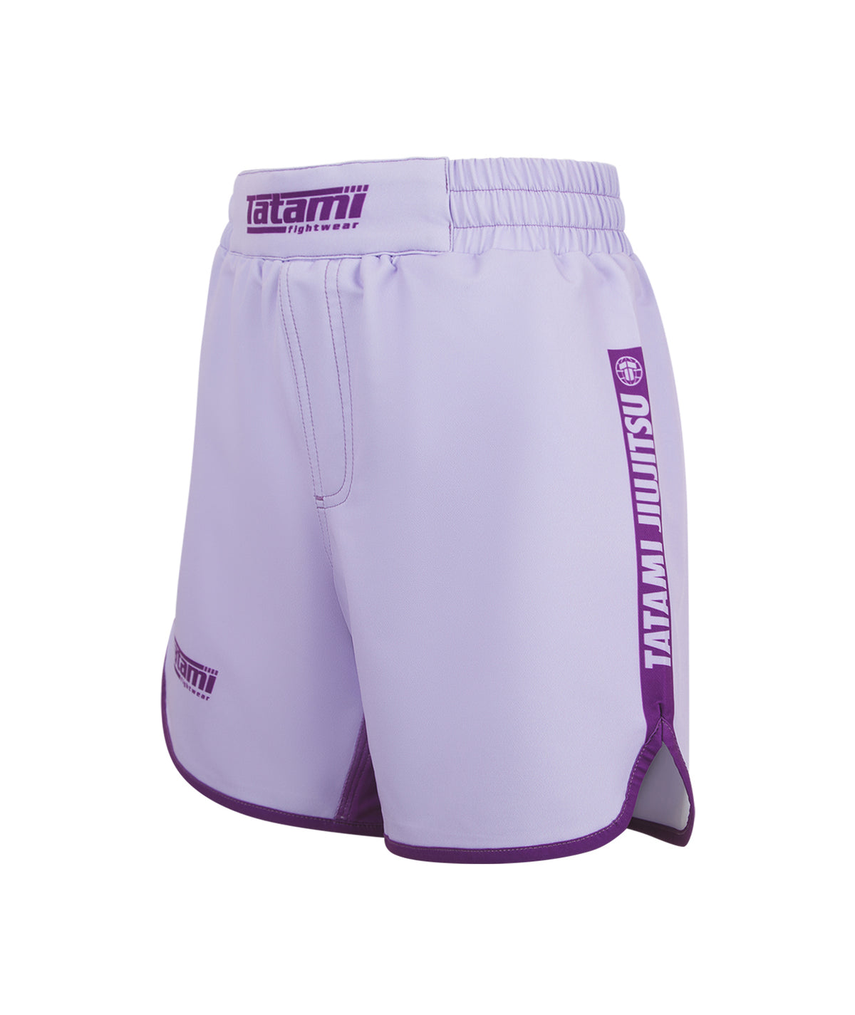 Ladies Contrast High Cut Shorts - Berry