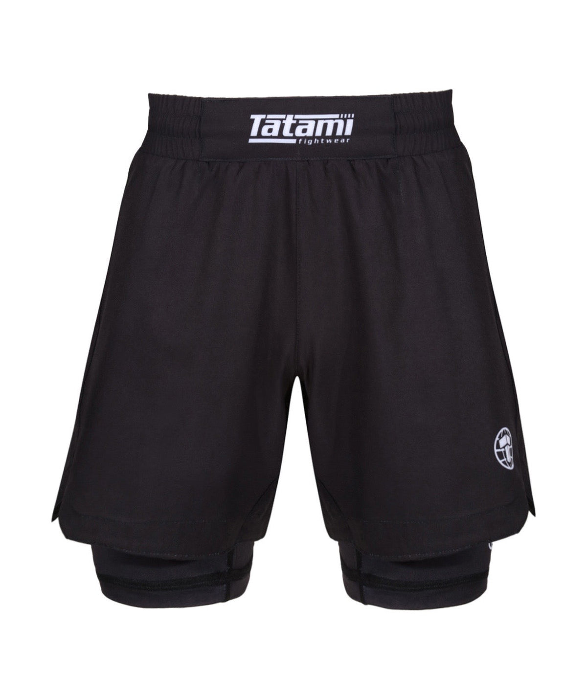 Ladies Dual Layer Grappling Shorts - Black