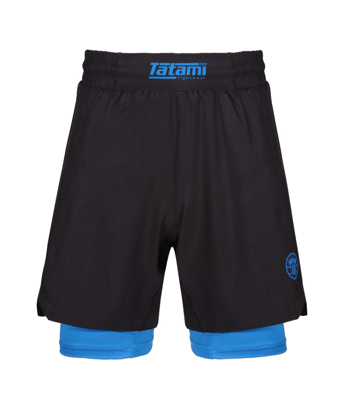 Ladies Dual Layer Grappling Shorts - Blue