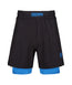 Ladies Dual Layer Grappling Shorts - Blue
