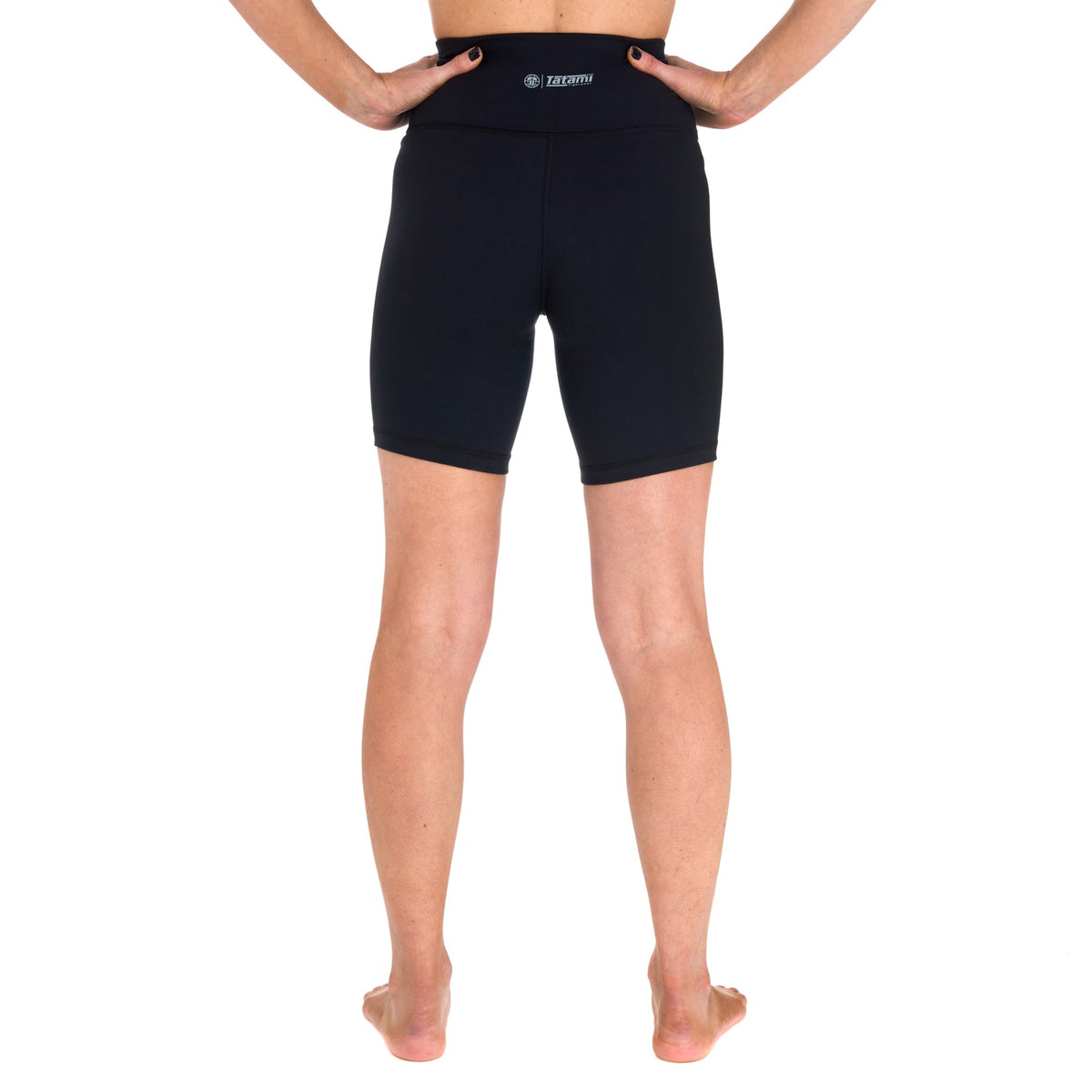 Ladies Fusion Longline Shorts - Black