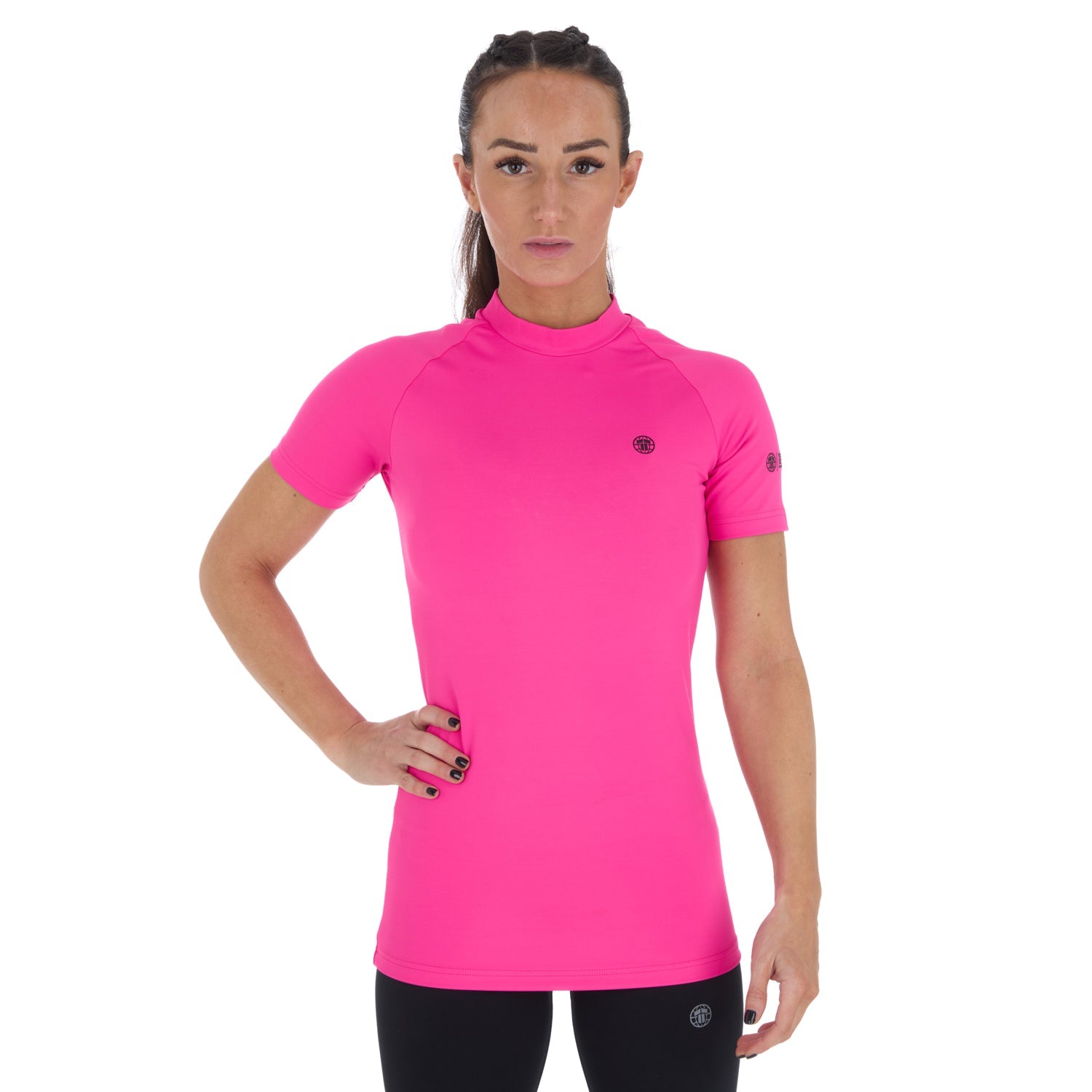 Ladies Fusion Short Sleeve Rash Guard - Pink – Tatami Fightwear Ltd.