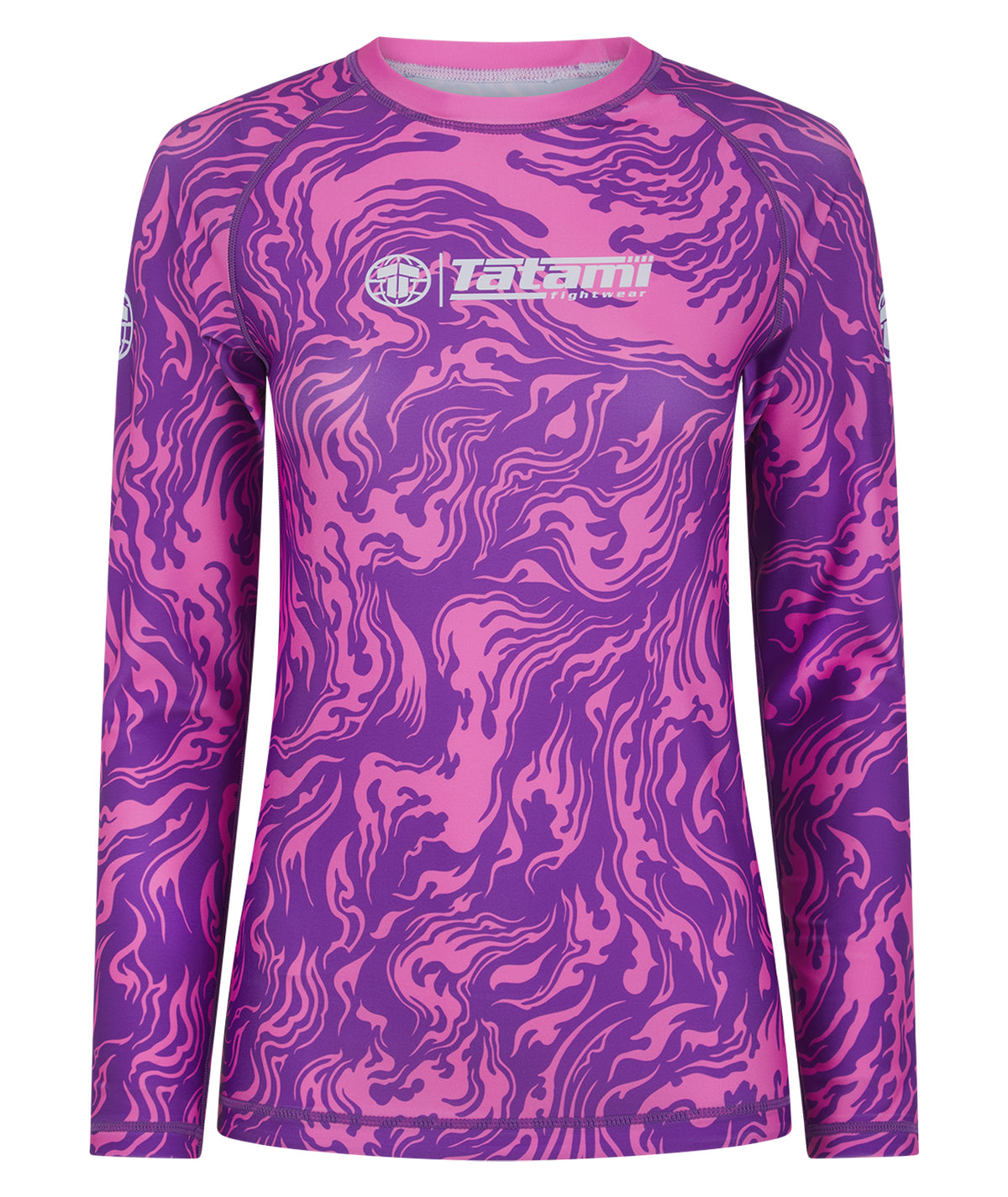 Ladies Helena Rash Guard - Lava Pink