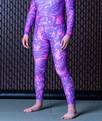 Ladies Helena Leggings - Lava Pink