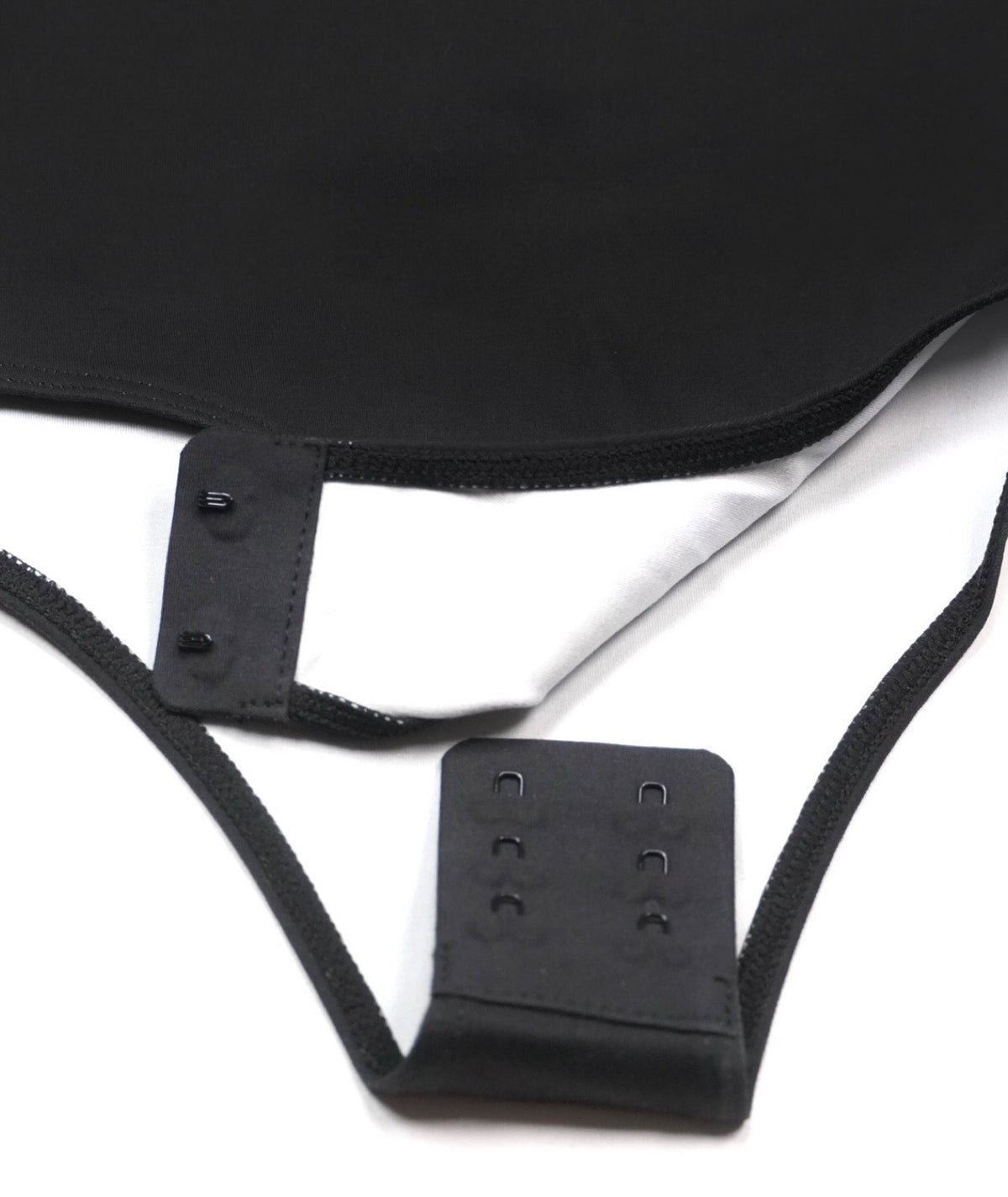 Ladies Helena Taped Leotard - Black & White