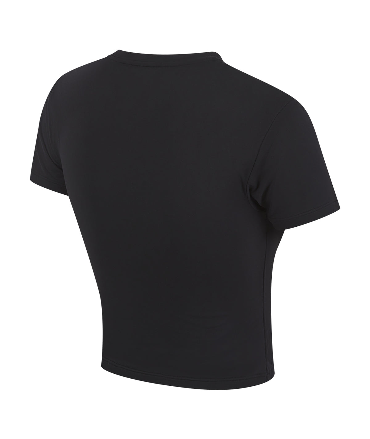 Ladies Helena Cropped T-Shirt - Black