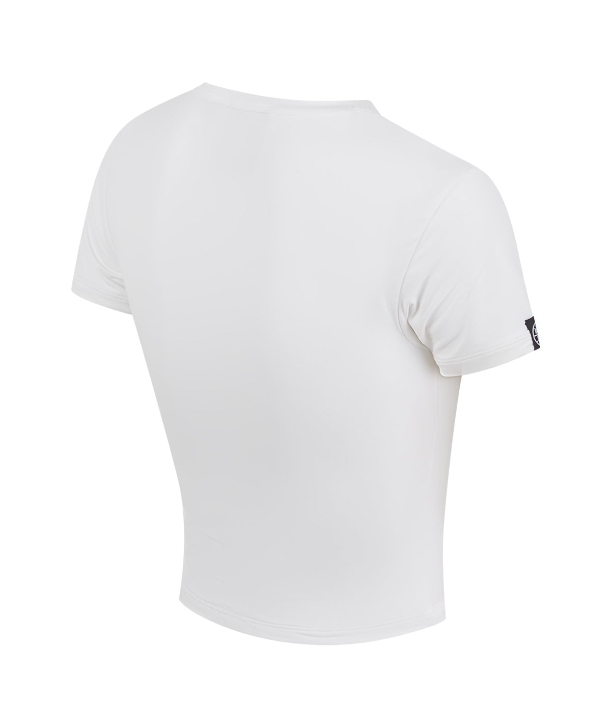 Ladies Helena Cropped T-Shirt - White