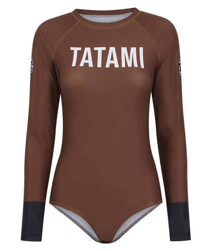 Ladies Helena Ranked Leotard - Brown