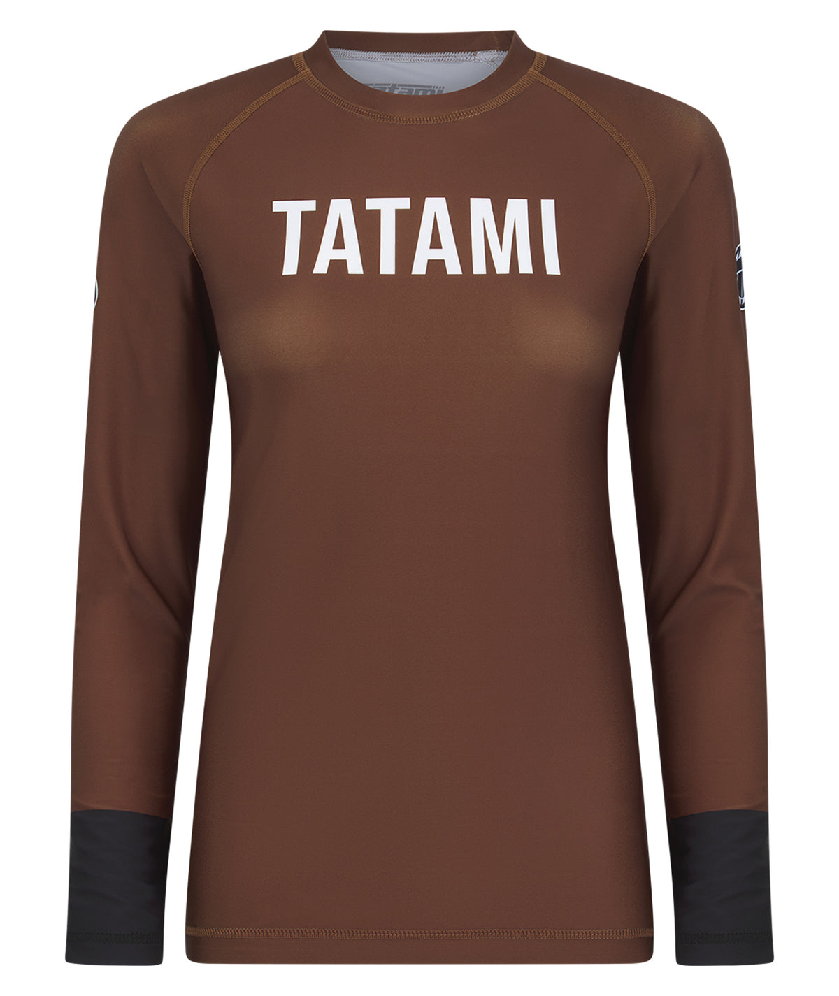 Ladies Helena Ranked Rash Guard - Brown