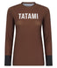 Ladies Helena Ranked Rash Guard - Brown
