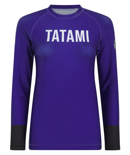 Ladies Helena Ranked Rash Guard - Purple
