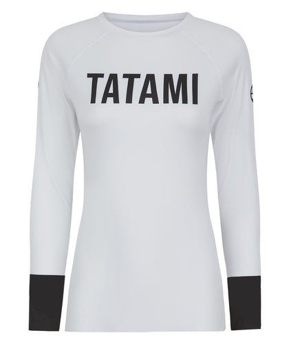 Ladies Helena Ranked Rash Guard - White