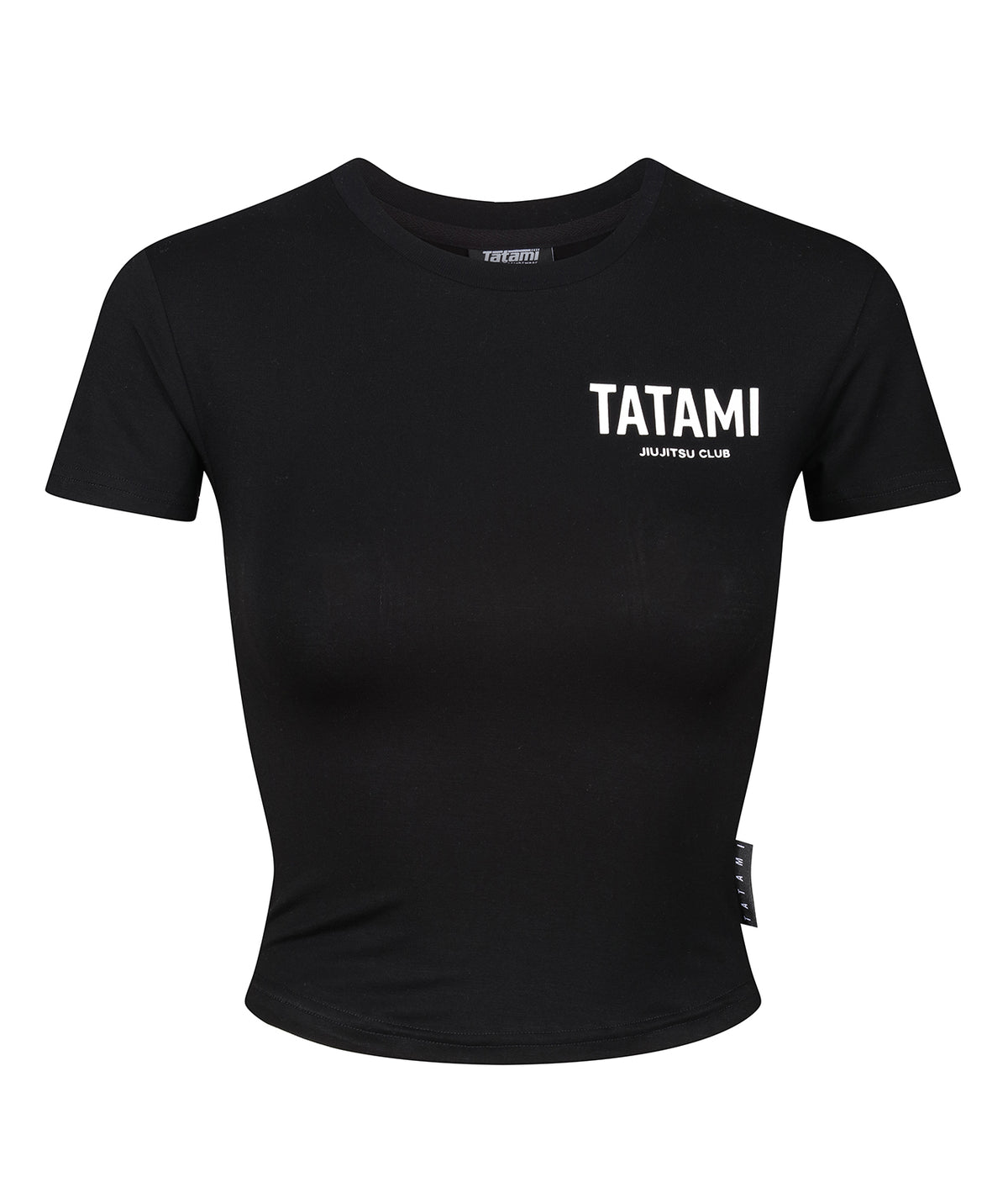 Ladies JJ Club Cropped T-Shirt - Black