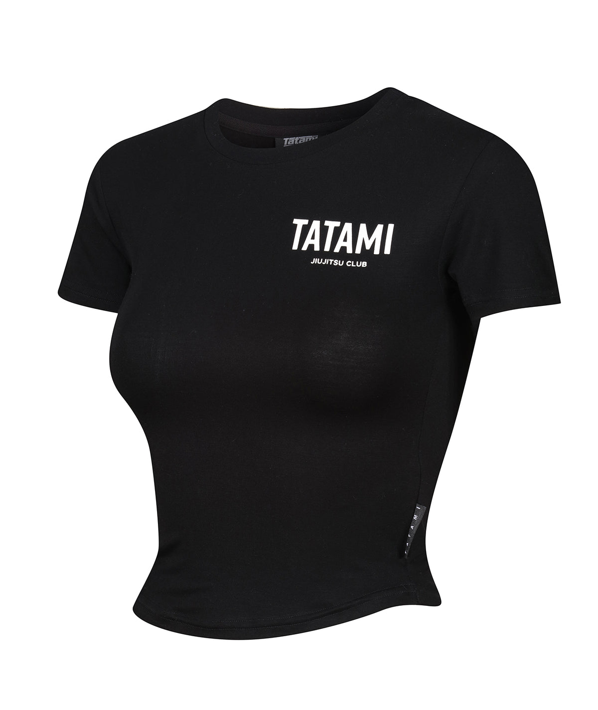 Ladies JJ Club Cropped T-Shirt - Black