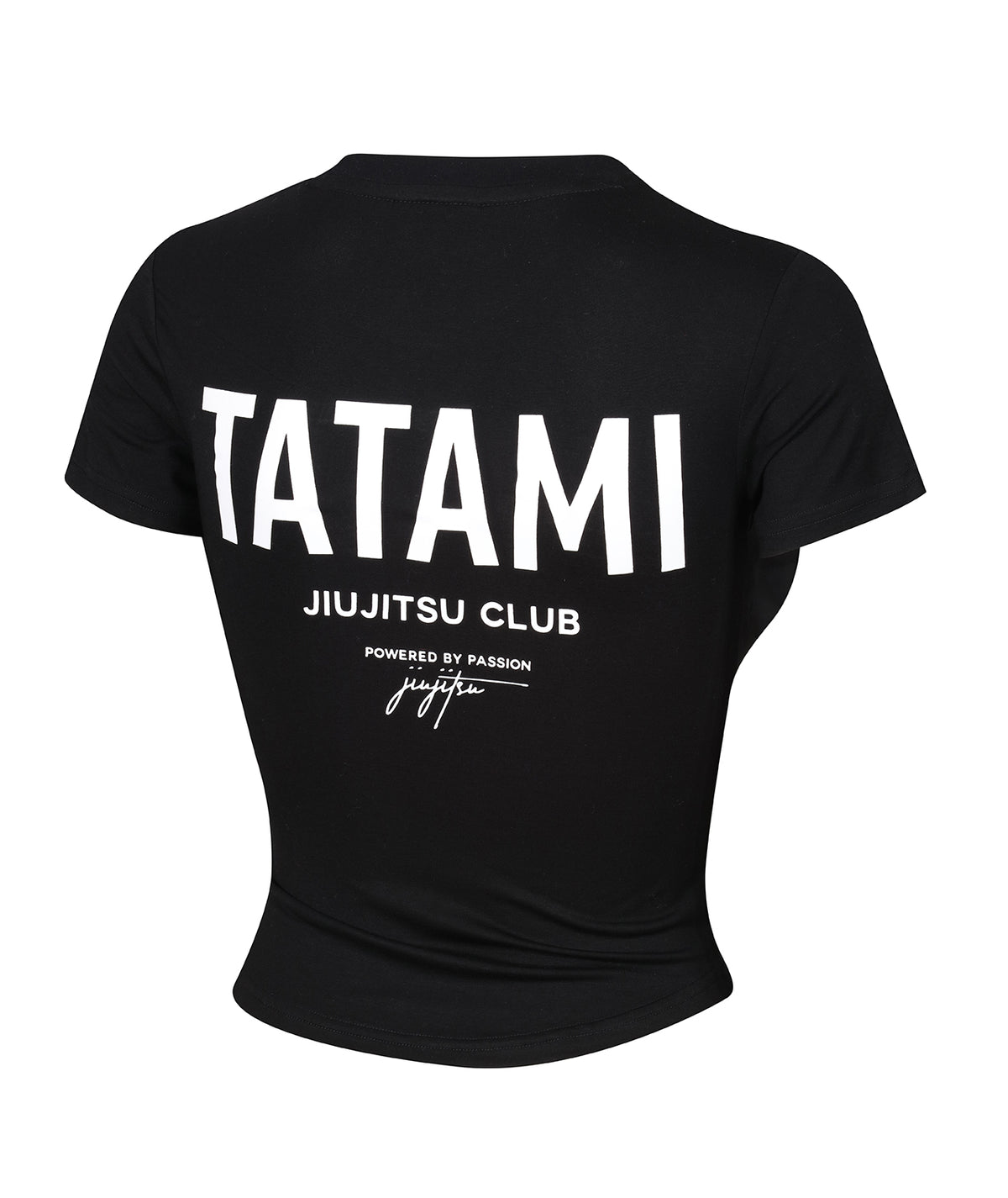 Ladies JJ Club Cropped T-Shirt - Black