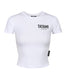 Ladies JJ Club Cropped T-Shirt - White