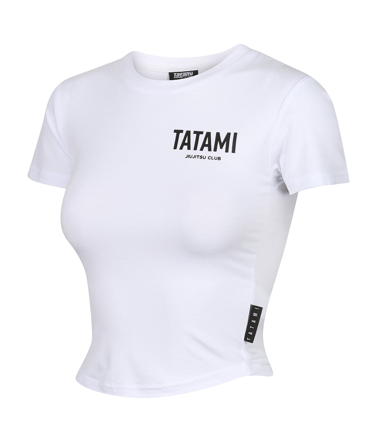 Ladies JJ Club Cropped T-Shirt - White