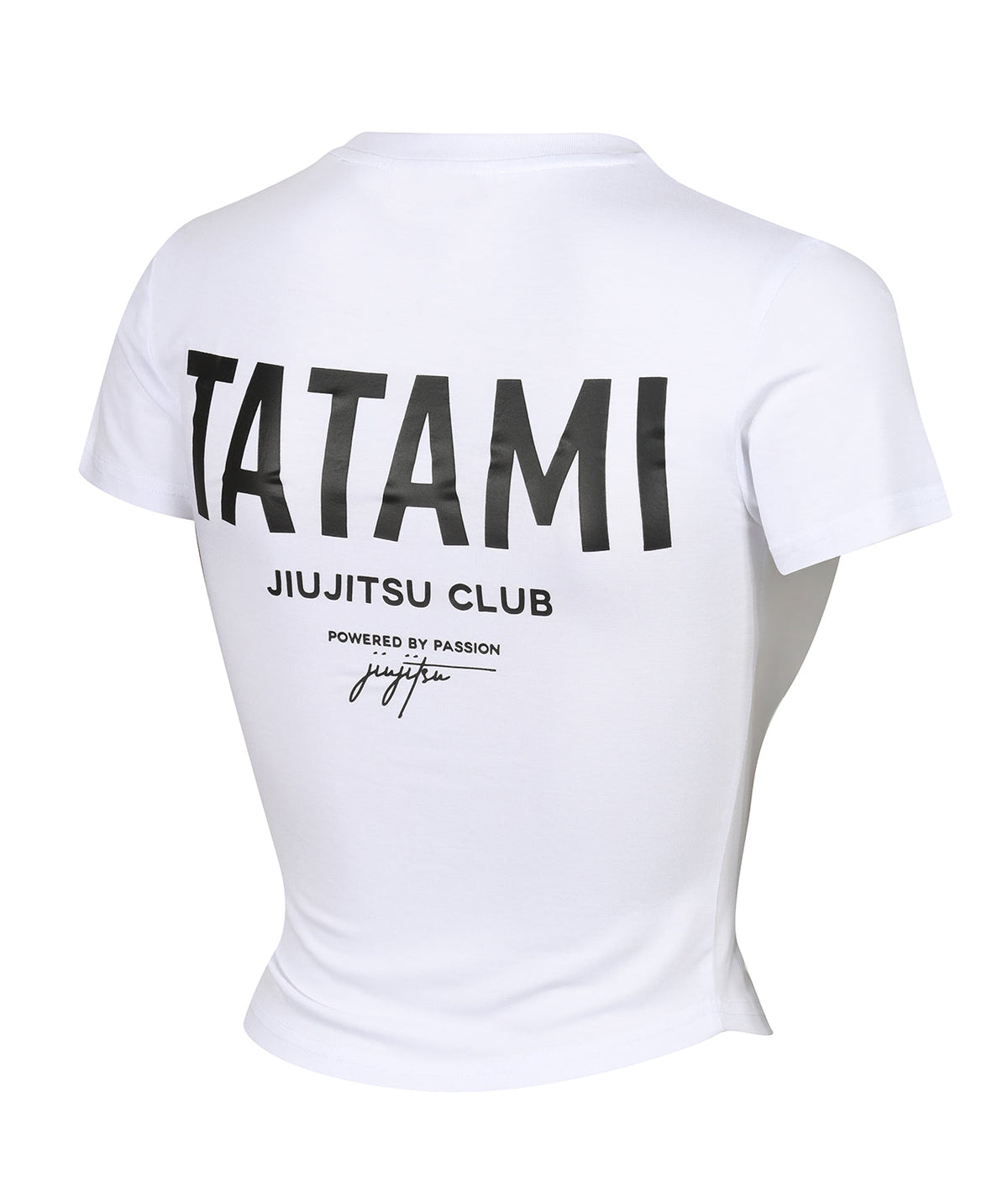 Ladies JJ Club Cropped T-Shirt - White