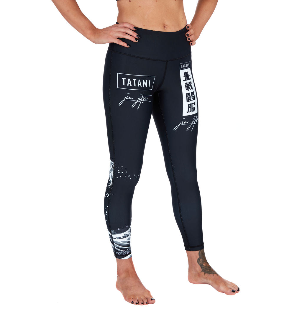 Ladies Kanagawa Spats - Black