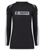 Ladies IBJJF Ranked Long Sleeve Rash Guard - Black