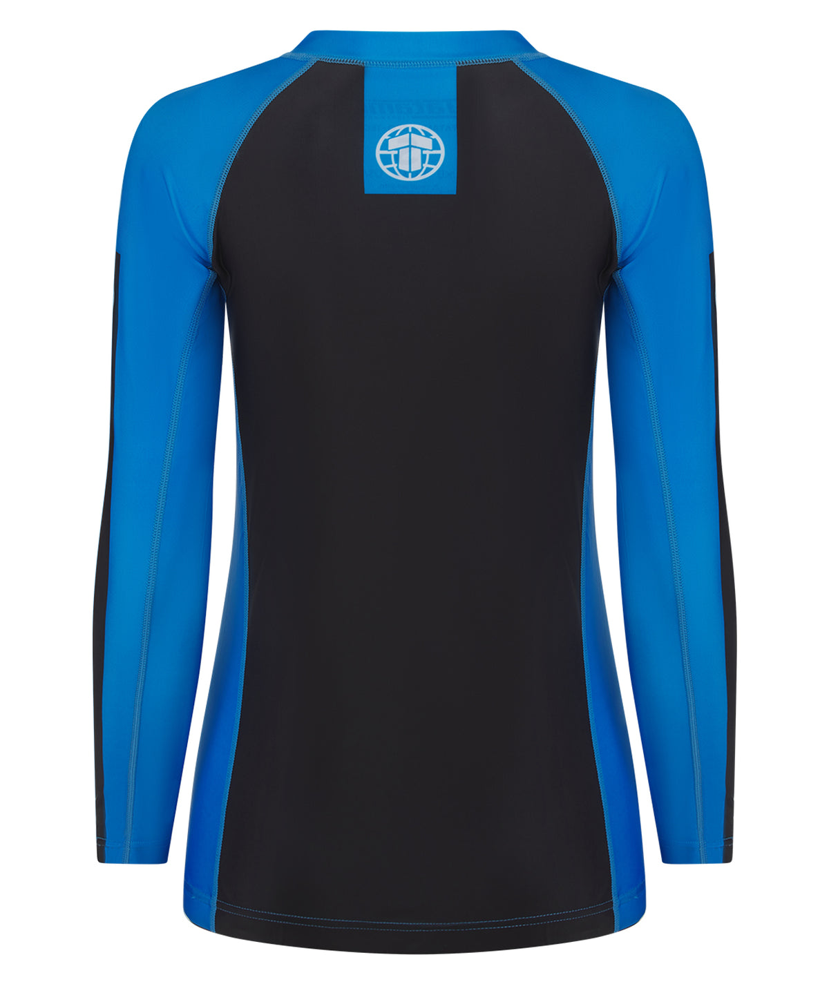 Ladies IBJJF Ranked Long Sleeve Rash Guard - Blue