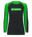 Ladies IBJJF Ranked Long Sleeve Rash Guard - Green