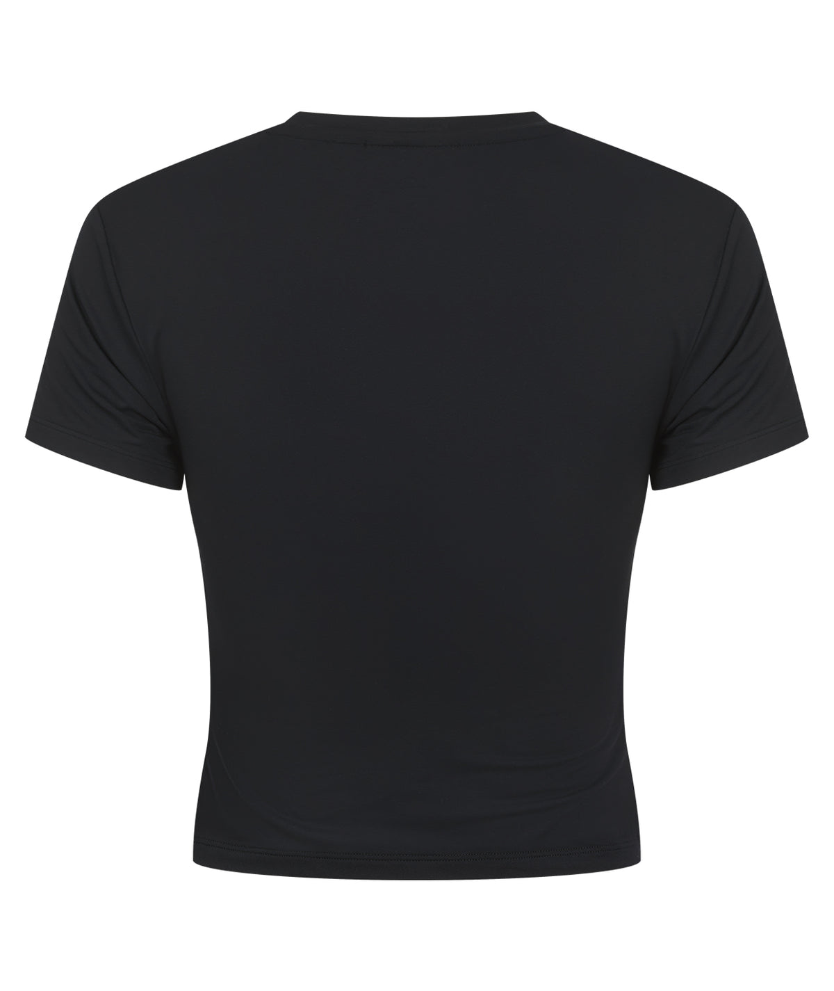 Ladies Luxe Cropped T-Shirt - Black