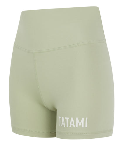 Ladies Luxe Compression Shorts - Sage