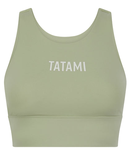 Ladies Luxe Sports Bra - Sage