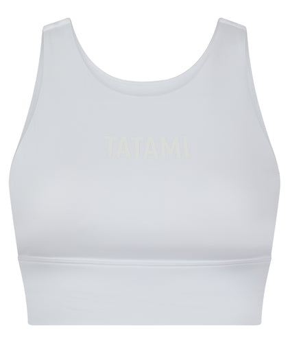 Ladies Luxe Sports Bra - White