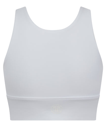 Ladies Luxe Sports Bra - White