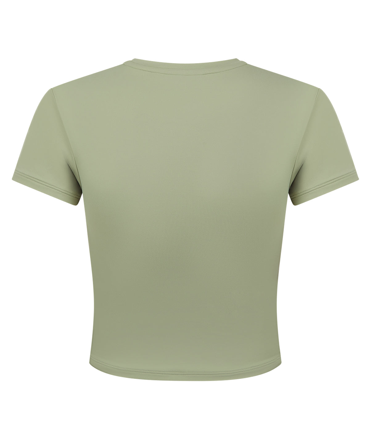 Ladies Luxe Cropped T-Shirt - Sage