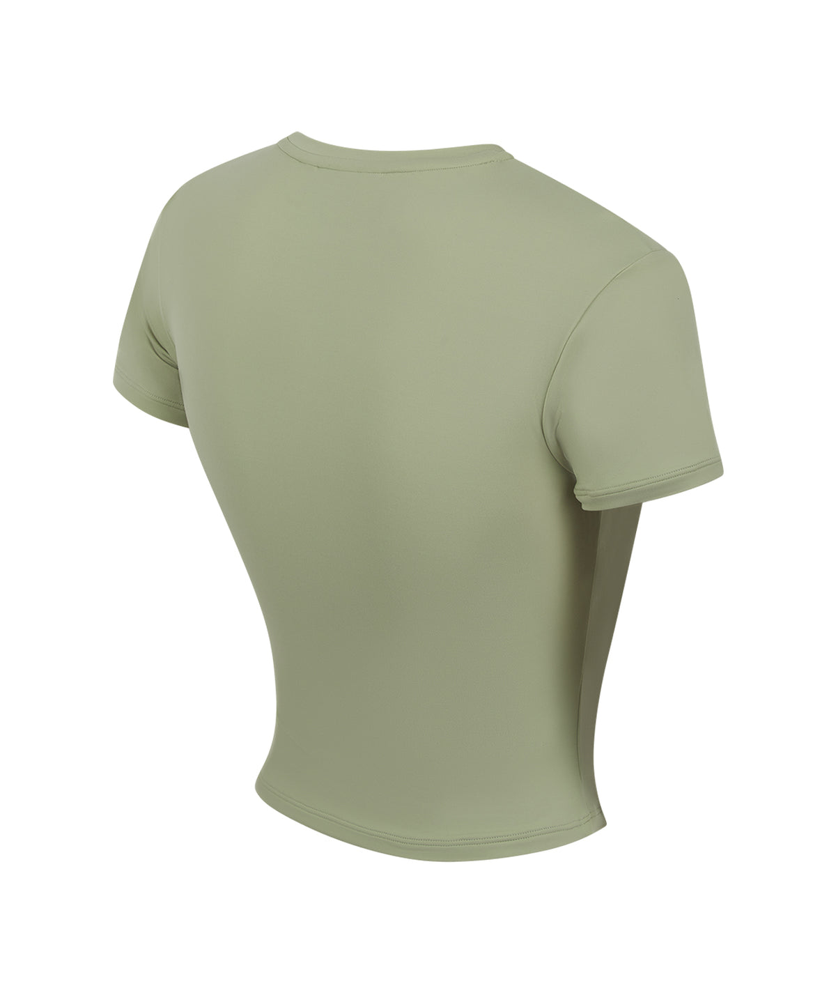 Ladies Luxe Cropped T-Shirt - Sage