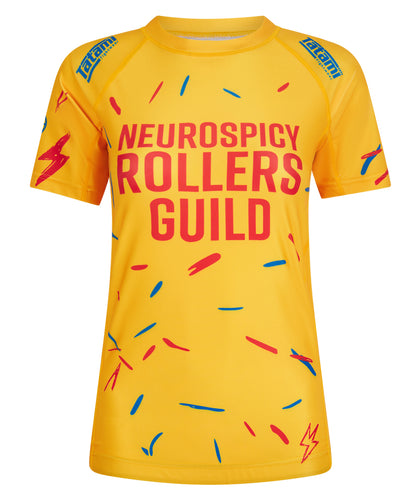 Ladies Autsiders Neurospicy Rash Guard