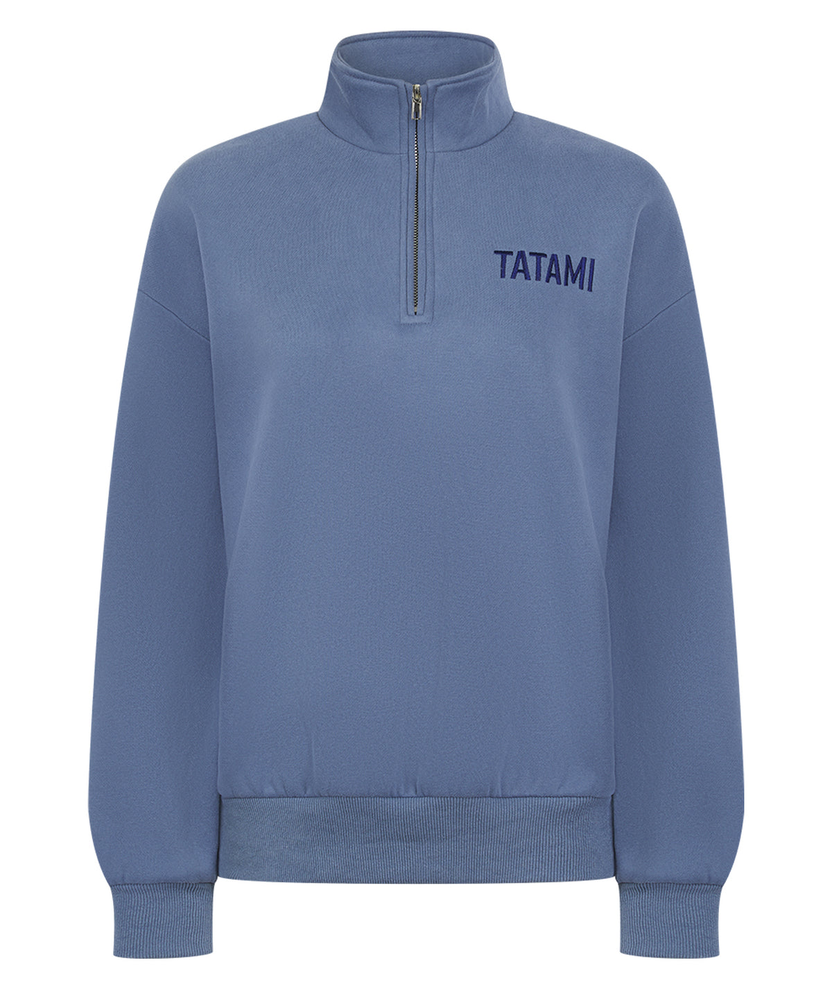 Ladies Quarter Zip Jumper - Blue