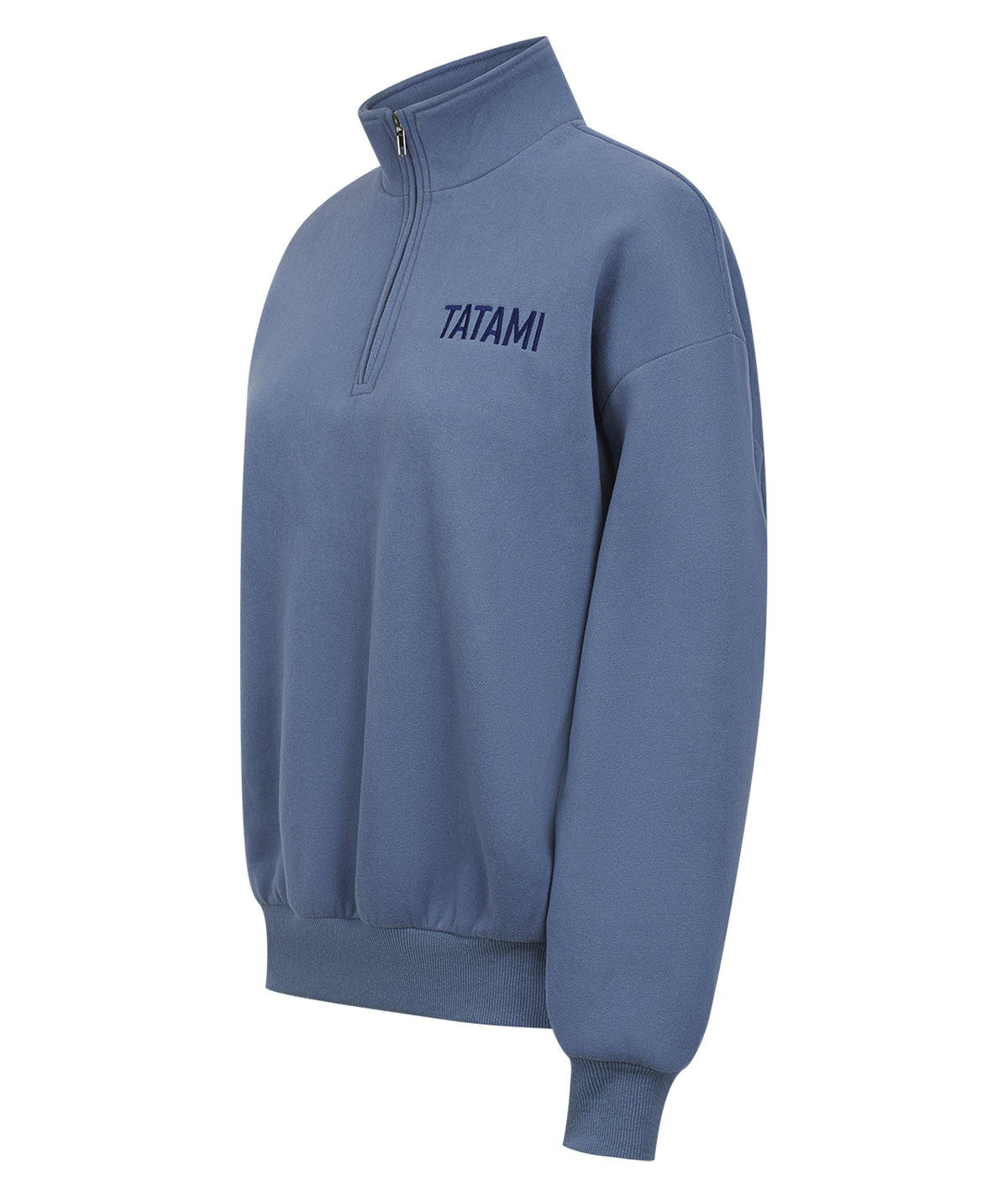 Ladies Quarter Zip Jumper - Blue