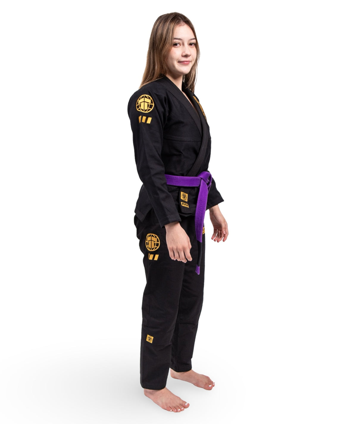 Ladies Pro Series Gi - Black & Champion Gold